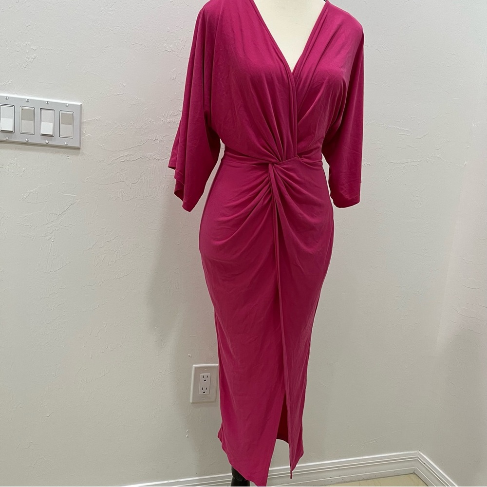 Pink‎ Lily Fuchsia Long Sleeve Dress